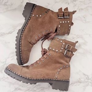 Sam Edelman Jennifer Combat Boots in brown - Size 6